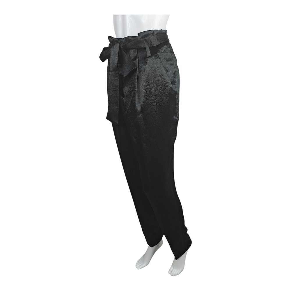 7th Avenue New York & Company Black Tie-Waist Pants Size 12 Tall Women - Picture 4 of 4